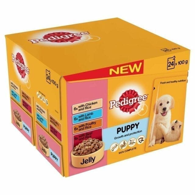 Puppy Pouches Meat Selection in Jelly Marks Tey Discount Pet Foods